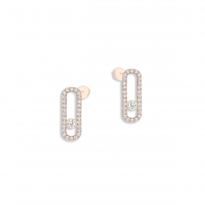 MESSIKA MOVE UNO PAVÉ DIAMOND EARRINGS